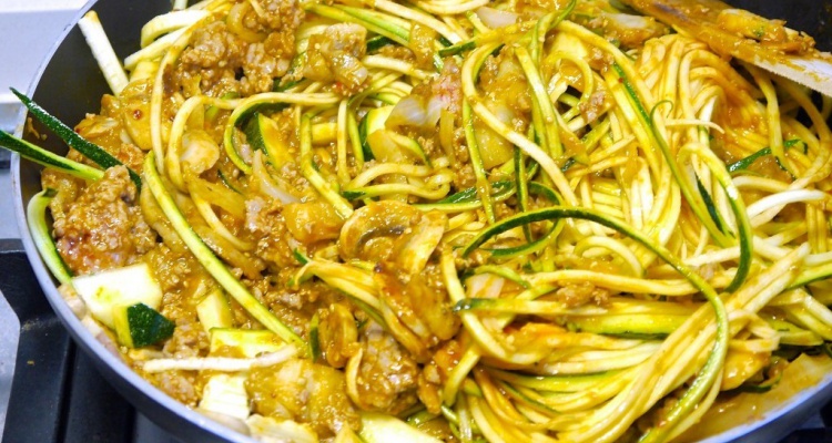 спагетти с низким содержанием углеводов