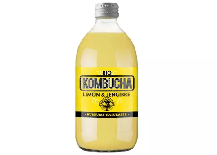 Kombucha de Lidl กับ limón y jengibre