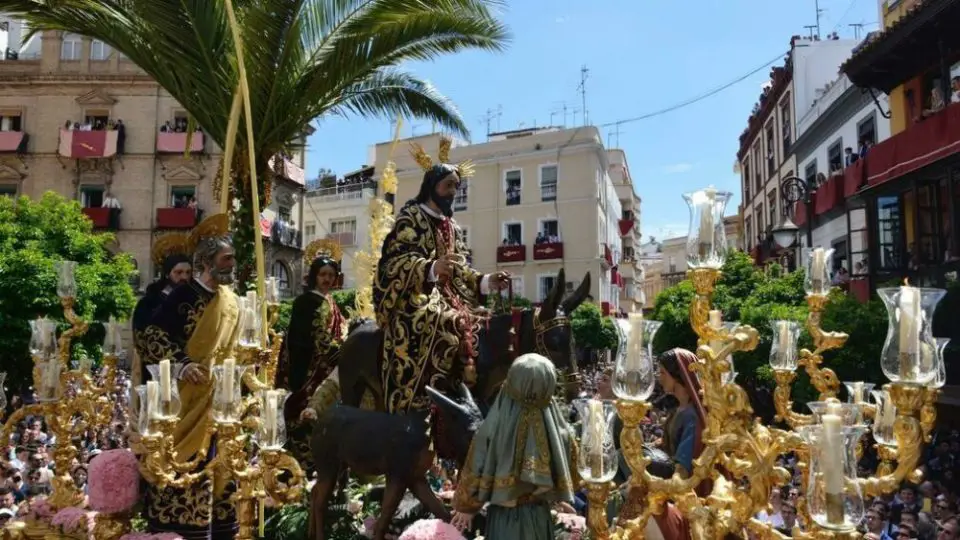 La Borriquita de la Semana Santa de Sevilha
