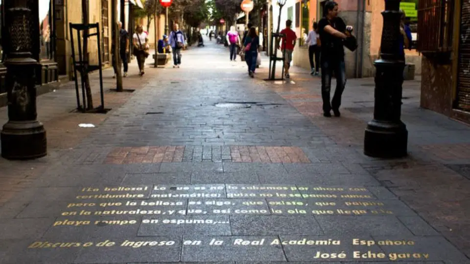 Barrio de las letras i Madrid