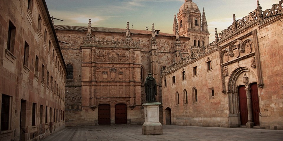 Besök på Universidad de Salamanca